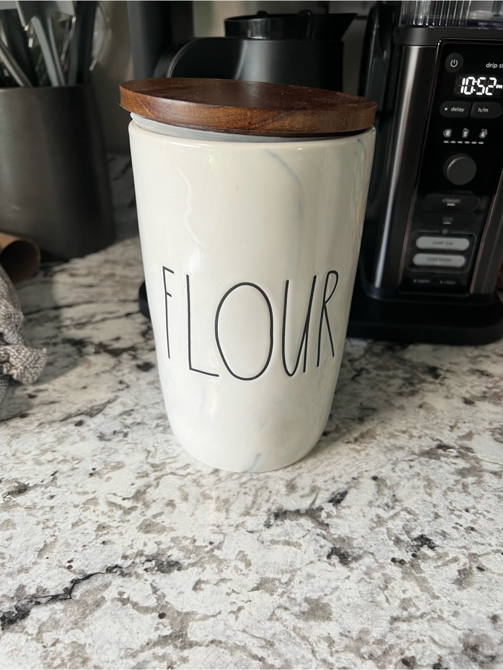 Rae Dunn flour jar
